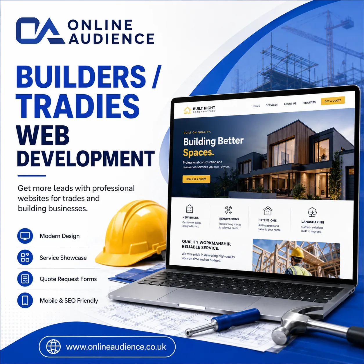Websites built to turn local searches into real enquiries.